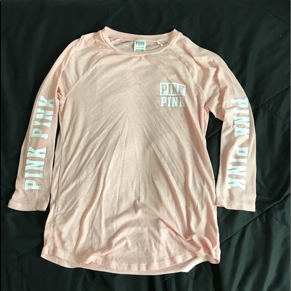 Juniors 3/4 sleeve shirt from PINK Victoria Secret